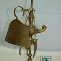 Лампа масляная старинная с принадлежностями (P279), в Москве