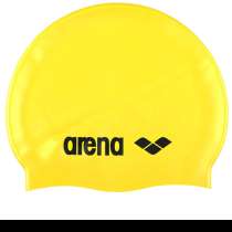 Шапочка для плавания Classic Silicone Cap yellow/black, силиконовая, 91662 35, в Сочи