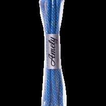 Скакалка для художественной гимнастики RGJ-304, 3м, синий/золотой, с люрексом, в Сочи