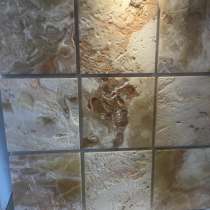 Мозаика из природного камня оникса травертина мрамора, в Сочи