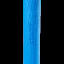 Коврик для йоги FM-102 PVC 173x61x0,6 см, с рисунком, синий, в Сочи