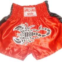 Шорты для тайского бокса муай тай Aryan Sport Scorpion красные, в Самаре