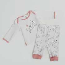 Комплект футболка и ползунки Gulliver, в Москве