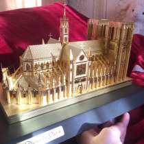 Макет собора Нотр-Дам д' Пари подарок на Новый год, в Москве