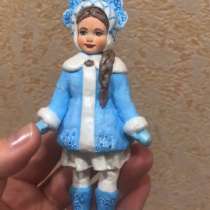 Ватная игрушка Снегурочка на ёлку, в Ярославле