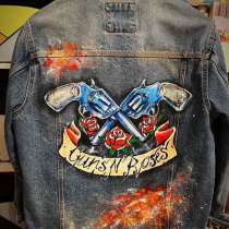 Авторская джинсовая куртка, в Москве