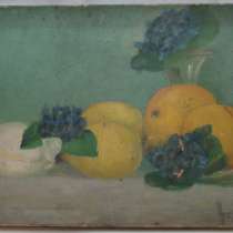 Картины натюрморты старинные 2 шт. (X438), в Москве