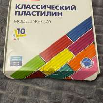 Классический школьный пластилин 6 цветов, в Барнауле