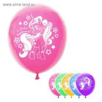 Воздушные шары "С Днем рождения! Пони", в Ижевске