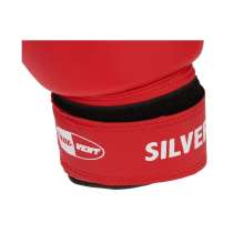 Перчатки боксерские SILVER BGS-2039, 12oz, к/з, красный, в Сочи