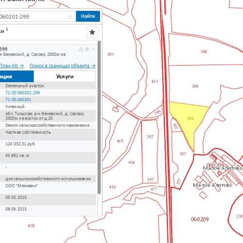 Публичная кадастровая карта тульской области веневский район