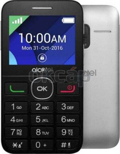 Телефон мобильный ALCATEL 2008G BLACK METAL SILVER