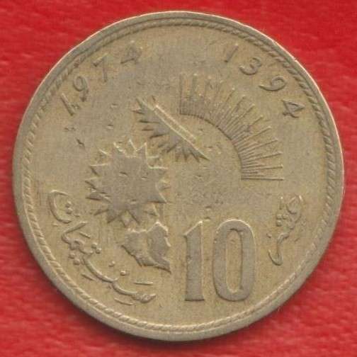 Марокко 10 сантимов 1974 г.