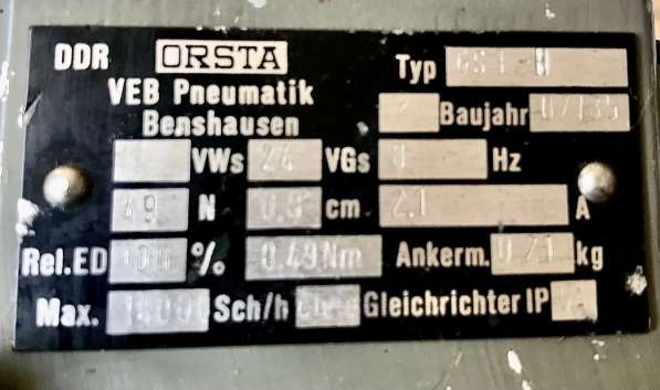 Электромагнит GS1-H-24V Orsta в Москве