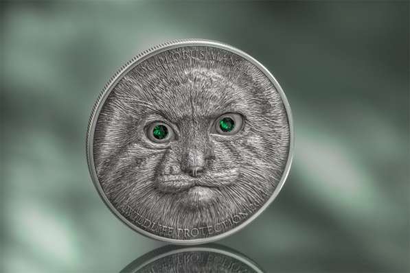 Серебряная монета Манул (Монголия)