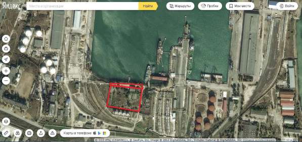 Продам участок в морском порту в Крыму