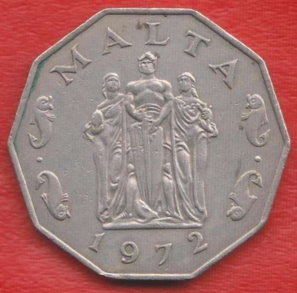 Мальта 50 центов 1972 г в Орле
