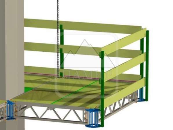 алюминиевые подвесные леса АПЛ в Санкт-Петербурге фото 3