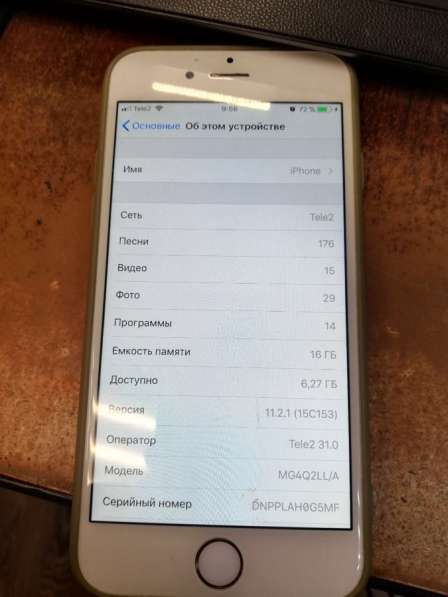 Продам iPhone 6 на 16gb в Иркутске фото 3