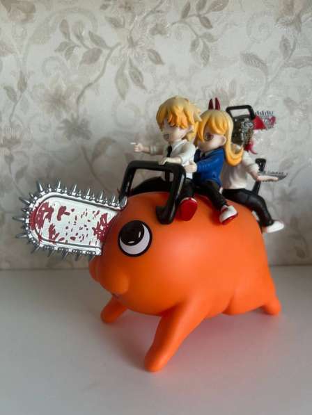 Аниме фигурка человек бензопила