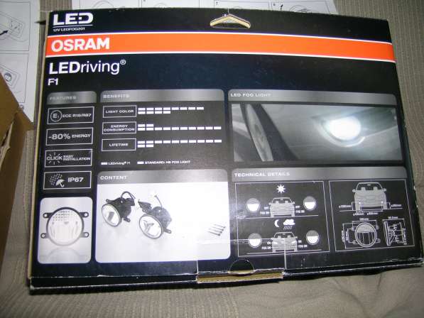 ПТФ OSRAM LEDriving F1 VW MOUNT (LEDFOG103/201-VW-M) в Москве фото 5