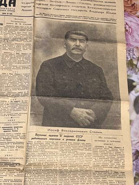 Газета Комсомольская правда. 05.03.1954 г. (о Сталине) в Новосибирске фото 8