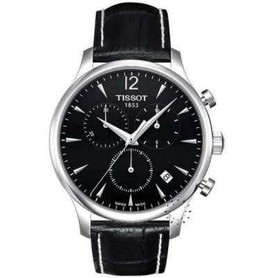 Часы Tissot, черный циферблат