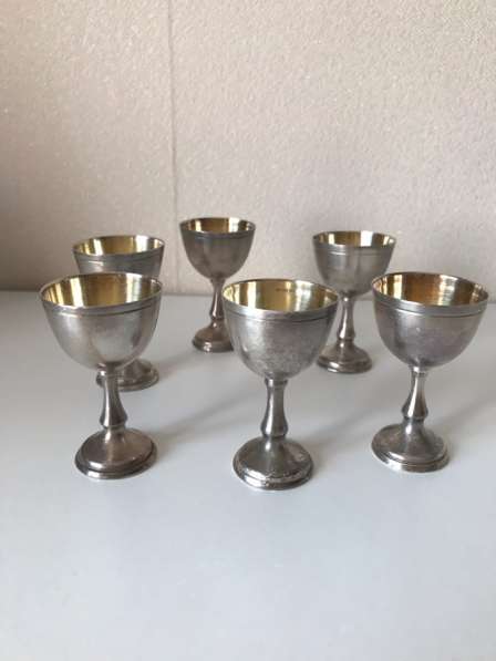 Мельхиоровые рюмочки