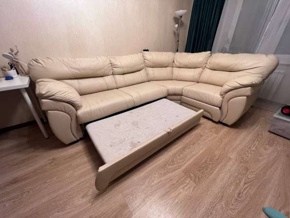 Угловой диван кожаный в Подольске фото 5