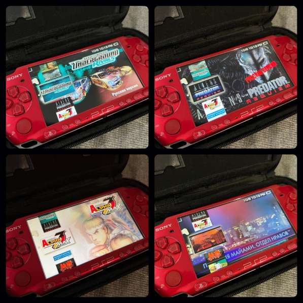 Sony PSP 3008 лимитированная красная, 40 + игр в Екатеринбурге фото 8