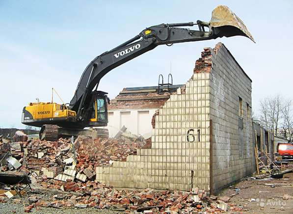 Демонтаж домов зданий разбор металоконструкций в Рязани фото 3
