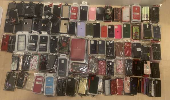 Лот защитных стёкол 600шт + чехлы 420шт в Москве