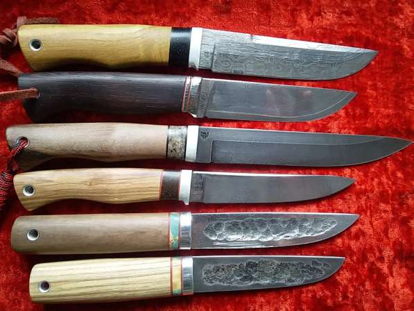 Ножи кухонные, дамасская сталь, подарочный комплект в Ставрополе