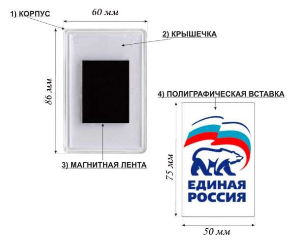 Заготовки акриловых магнитов