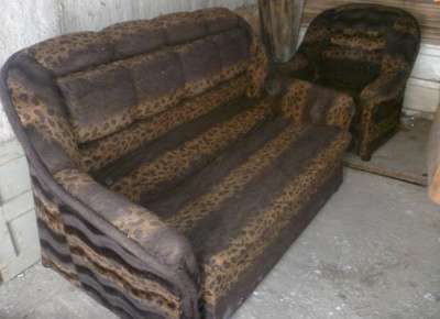диван раскладной, 2 кресла в Новокузнецке