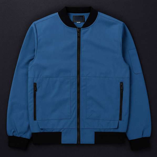 Бомбер синий в Москве