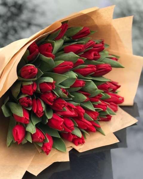 Тюльпаны доставка 8 марта в Новосибирске фото 4