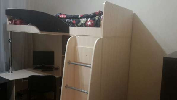 Кровать Детская Многофункциональная / шкаф,комод,стол + матр в Краснодаре фото 6