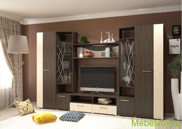 Стенка для гостинной Гамма в Москве