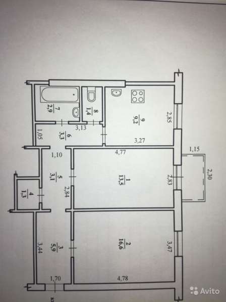 2-к квартира, 58 м², 3/4 эт в Волгограде фото 12