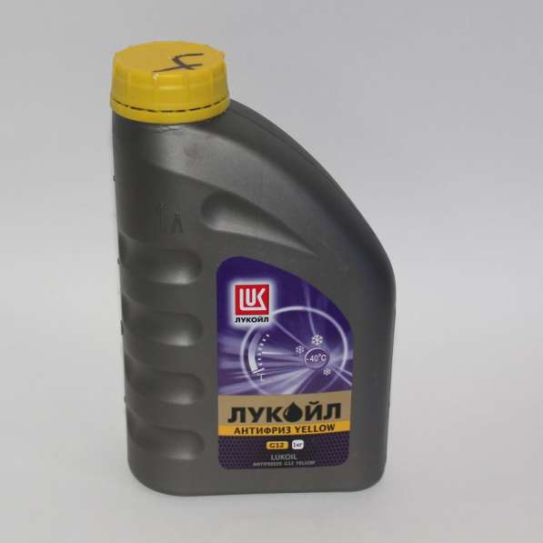 Антифриз ЛУКОЙЛ G-12 желтый 5 литров в Раменское фото 3