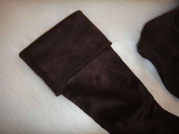 Сапоги-ботфорты тканевые черные, коричневые, новые 37 в Санкт-Петербурге фото 7