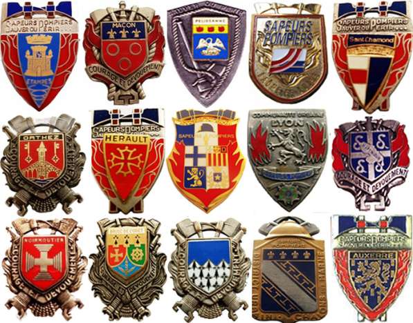 Знаки пожарных Франции в Москве фото 3