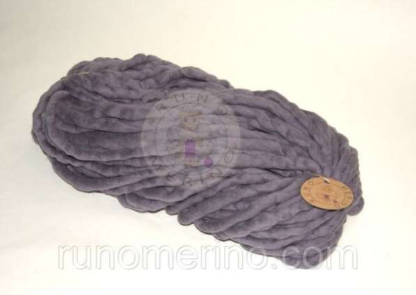 Толстая пряжа 100%шерсть цвет №28 МУССОН в фото 7