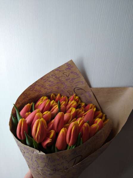 Букет тюльпанов в Красноярске фото 4