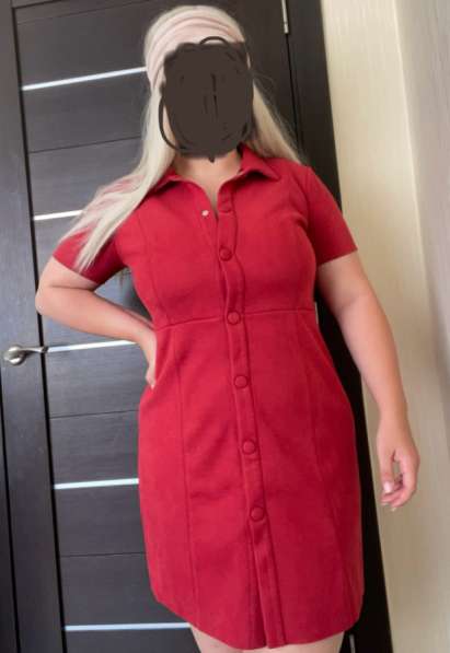 Платье замшевое