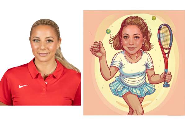 Шарж портрет по фото в Москве фото 5