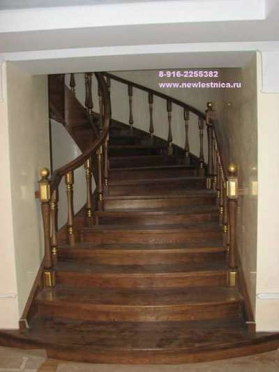 Лестницы из массива для дома и дачи Новая Лестница в Мытищи фото 3