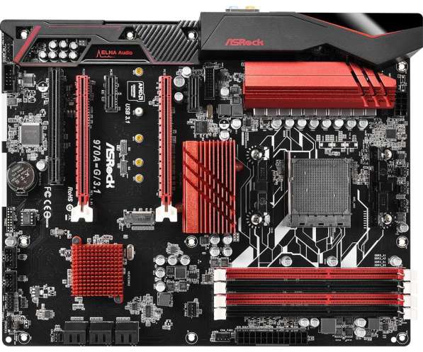 Материнская плата asrock 970