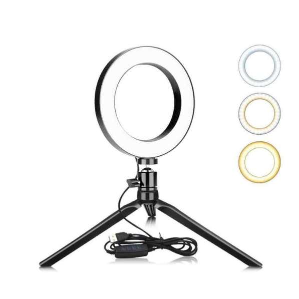Кольцевая светодиодная лампа LED Ring 28 см Пульт ДЕРЖАТЕЛЬ в 